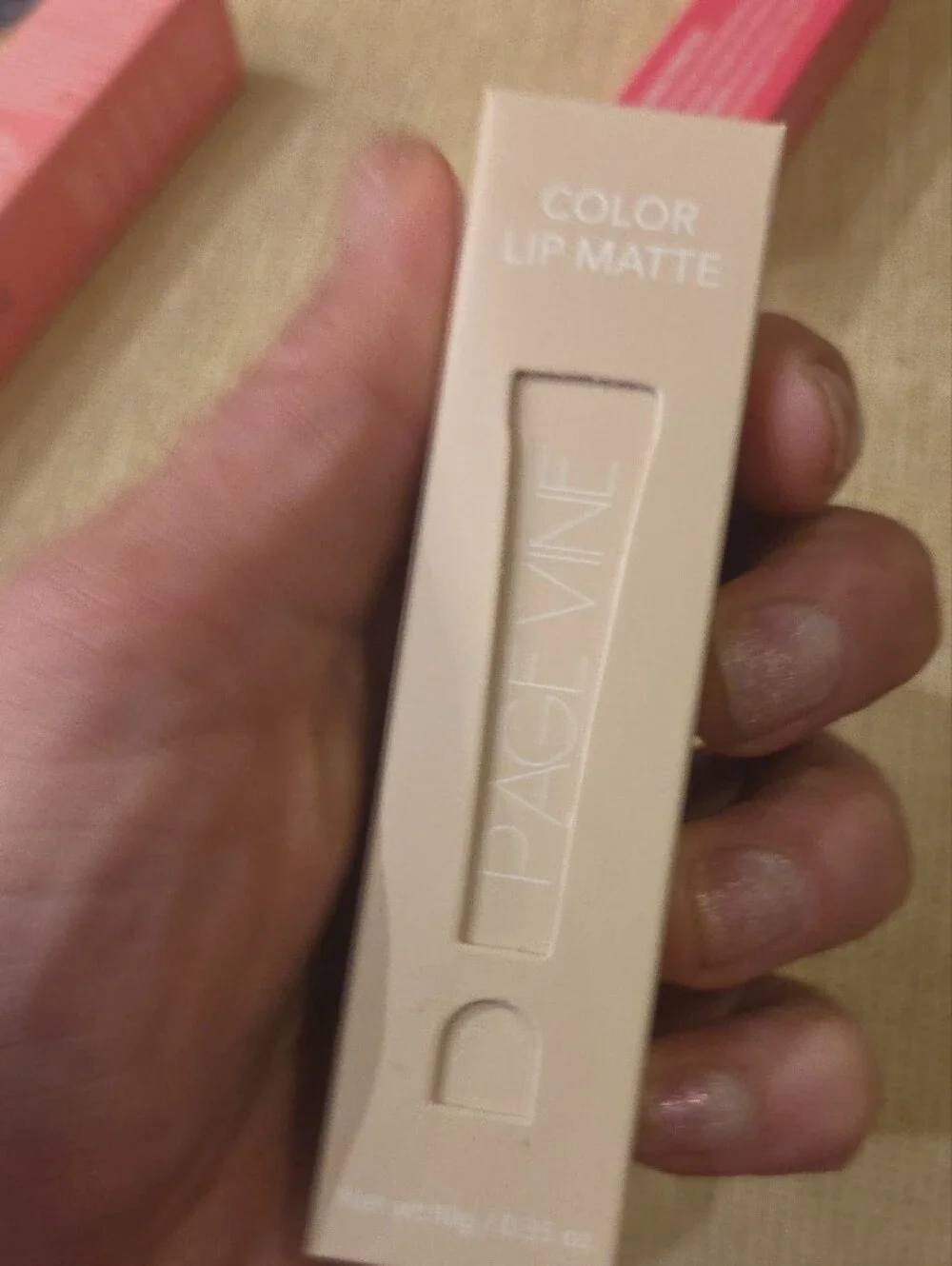 Page Vine Trio Pink Lip Balms & Lip Matte NIB